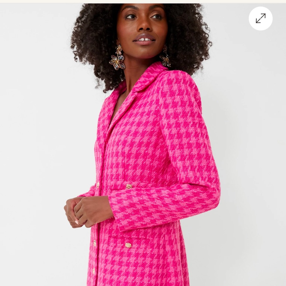 Tuckernuck Magenta Tweed Stacie Dress